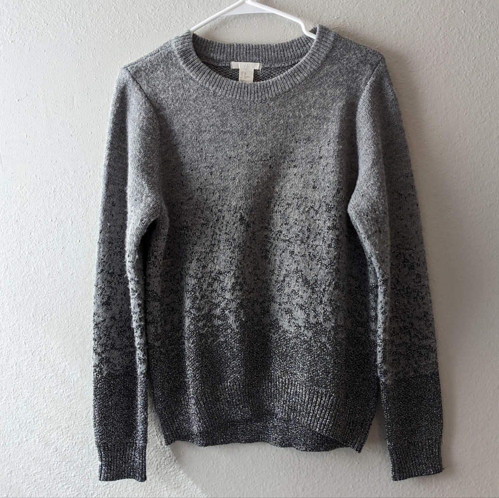 H&M glittery holiday sweater